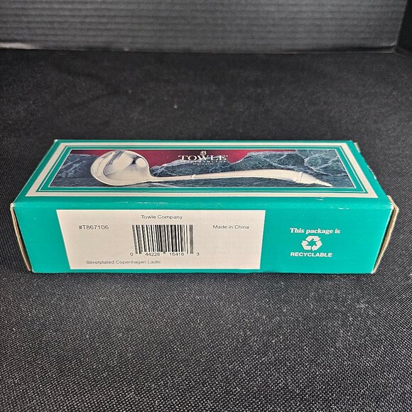 Vintage Towle Company Silver Plated Copenhagen Ladle In Box Excellent Condition - Picture 2 of 7